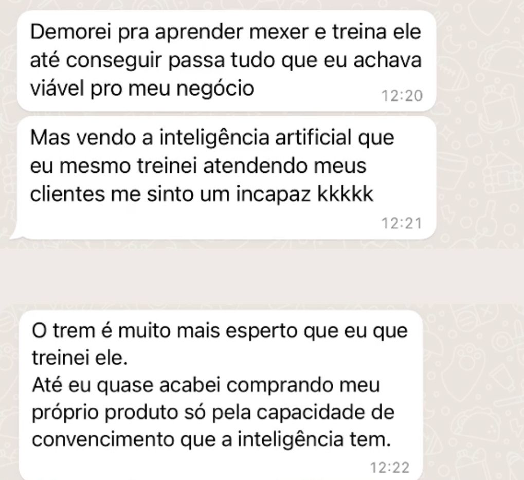 Depoimento cliente Papo AI